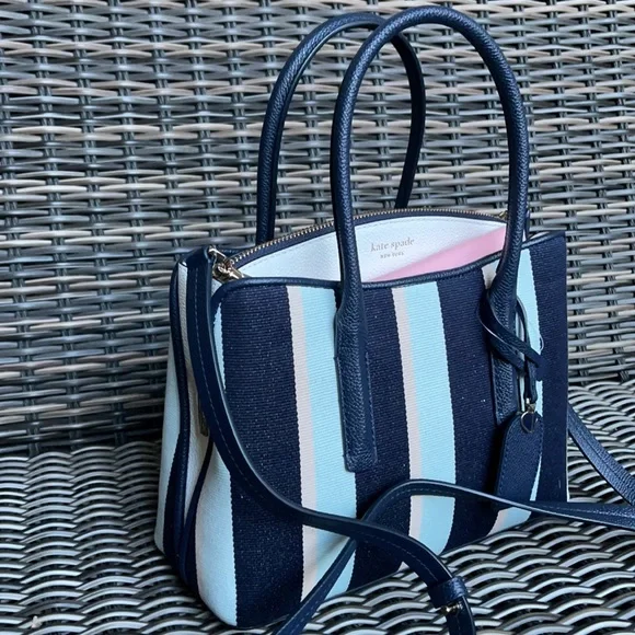 kate spade Bags Kate Spade Margaux Canvas Stripe Medium